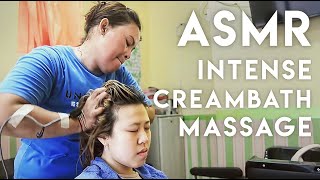 💆🏻‍♀️ ASMR Intense Creambath Massage [upl. by Fahy]