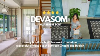 THE MOST BEAUTIFUL HOTEL IN THAILAND  Devasom Hua Hin Resort [upl. by Tolecnal]