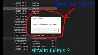 how to fix 800x600x32 video mode in gta san andreas [upl. by Nilyarg215]