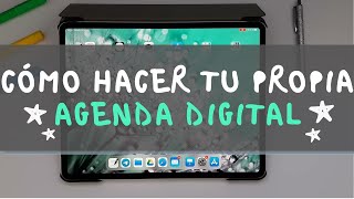 Cómo hacer tu propia AGENDA DIGITAL o BULLET JOURNAL para iPad Android imprimir FÁCIL y GRATIS [upl. by Ainoz]