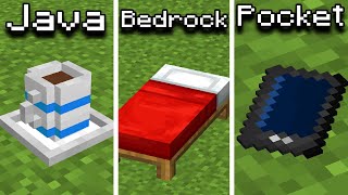 Java vs Bedrock vs Pocket [upl. by Tezzil]