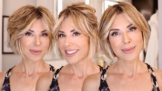 4 Ways to Style a Short Bob Haircut  Dominique Sachse [upl. by Alten]