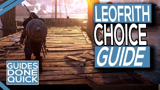 Assassins Creed Valhalla Kill Or Spare Leofrith Guide [upl. by Shurwood]