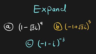 De Moivres Theorem  Powers of Complex Numbers [upl. by Zehe]