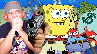 SPONGEBOB HELP MR KRABS OWES 20 YEARS IN BACK TAXES [upl. by Estes]