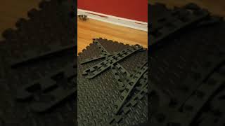 Prosourcefit Puzzle Mat review Video workout mat [upl. by Ledua789]