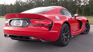 Pure Sound DodgeSRT Viper GTS Cold Start Revs Track Driving amp Launch Control [upl. by Anelrad576]