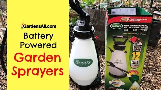 Battery Powered Garden Sprayers  GardensAllcom [upl. by Attenaej7]