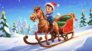 Jingle Bells Christmas Song Nursery Rhymes And Cartoon Videos by Little one [upl. by Sheng]