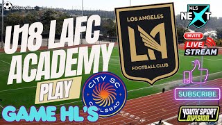 MLS NEXT U18 LAFC ACADEMY HOST CITY SC U19 AT CAL STATE LA FIELDS [upl. by Newra]