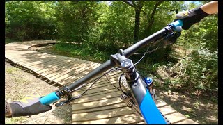 Mountain Biking DORBA Trail at Cedar Hill State Park Dallas TX [upl. by Abas]