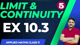 LIMITS  Lecture 5  Ex 103  Limits amp Continuity Ch10  Class 11 Applied Maths  Gaur Classes [upl. by Annoynek]