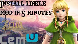 CEMU TUTORIAL  TLOZ BOTW  INSTALL LINKLE MOD IN 5 MINUTES [upl. by Mathur613]