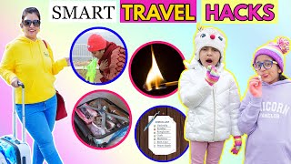 SMART TRAVEL HACKS  To Solve All Your Troubles  CookWithNisha [upl. by Disharoon694]