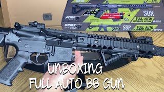 FULL AUTO BB RIFLE  DPMS SBR  Review [upl. by Faro276]