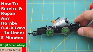 How To Service amp Repair Any Hornby 040 Loco  In Under 5 Minutes [upl. by Acinehs]