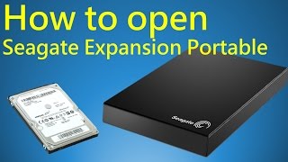 How to open Seagate Expansion Portable Hard Drive [upl. by Oneida]