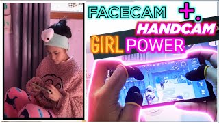 FACECAM  HANDCAM  Most Dangerous Sniper Girl Lenqin  Lenqin handcam Pubg mobile [upl. by Grossman]