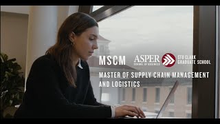 Master of Supply Chain Management and Logistics program [upl. by Auburta]