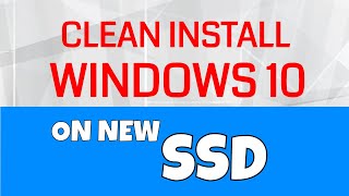 Clean Install Windows 10 on new SSD with May 2019 Update Version 1903 [upl. by Eichman]