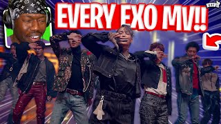 thatssokelvii Reacts to EXO 엑소  All mvs in Release Order w Solos amp Subunits VOCAL KINGS [upl. by Amat]