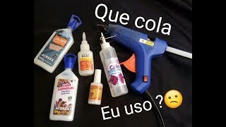 Qual Cola Usar em Cada Tipo de trabalho artesanato [upl. by Nyladam]