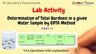 Viva Questions of EDTA Experiment  Chemical Structure and properties of EBT and EDTA  Easy explain [upl. by Anerul]