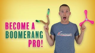 BEST quotHOW TO THROW A BOOMERANGquot TUTORIAL [upl. by Landa]