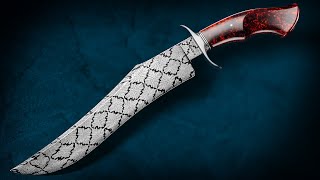 I Built The Most Beautiful Recurve Knife Full Build [upl. by Nylde]