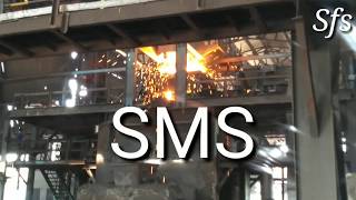 SMS  steel melting shop  billet manufacturing process [upl. by Carney]