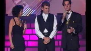 Eurosong 1993 Final intro  interview with Johnny Logan [upl. by Chlo347]