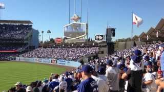 Take Me Out To The Ballgame Dodger Stadium 10162013 [upl. by Thatcher695]