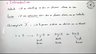 Introduction  Liaison chimique [upl. by Isbel]