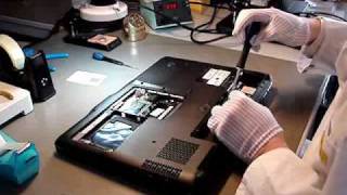 Reparation demontage PC portable HP DV 9000 Partie 16 [upl. by Hsirt]