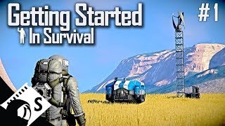 Space Engineers Getting Started in Survival Tutorial Series 1 [upl. by Worden740]