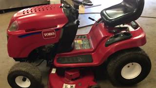 How to remove mower deck Toro LX 426 [upl. by Grefer606]