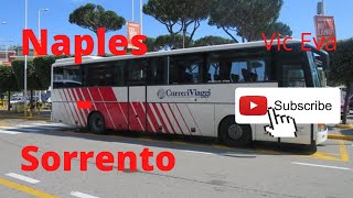 From Naples airport to Sorrento by bus Travel guide [upl. by Eila360]