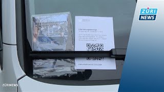 Stadtpolizei Zürich verteilt Bussen mit QRCode [upl. by Jennifer]