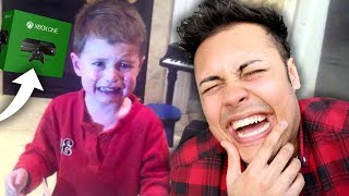 REACTING TO KIDS CRYING OVER BAD CHRISTMAS PRESENTS  SO FUNNY [upl. by Fife]