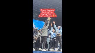 Toronto Argonauts Celebrate Grey Cup Win With Championship Rally [upl. by Llenrag57]