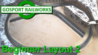 N Gauge Layout Build Beginner Layout 2  Track Laying and Landscape [upl. by Tillfourd]