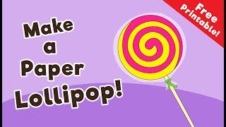 Paper Lollipop Craft [upl. by Trey]