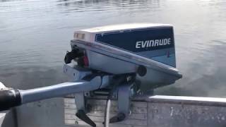 1985 Evinrude 15hp outboard [upl. by Saimerej]