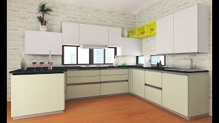 Gola Profile Kitchen in KD Max [upl. by Aremahs689]