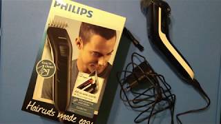 Unboxing maszynki do włosów PHILIPS QC511515 [upl. by Amikehs341]