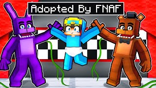 Adopted By ANIMATRONICS In Minecraft [upl. by Marline]