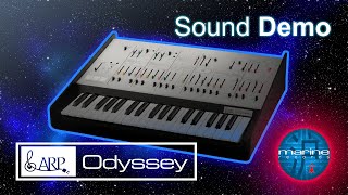 ARP Odyssey 2017 Korg  Sound Demo marine records [upl. by Page]