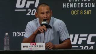 UFC 204 Bisping vs Henderson  Press Conference Highlights [upl. by Heidi]