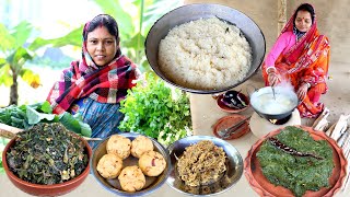 পারাগাঁয়ের প্রচলিত রান্না গুলো আপনাদের সাথে শেয়ার করলামখুদের ভাত লোটে শুকটি ভর্তার সাথে অনেক কিছু [upl. by Atig]