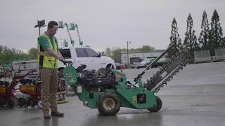 How to Use a Trencher Operation amp Safety Tips  Sunbelt Rentals [upl. by Dorsey]